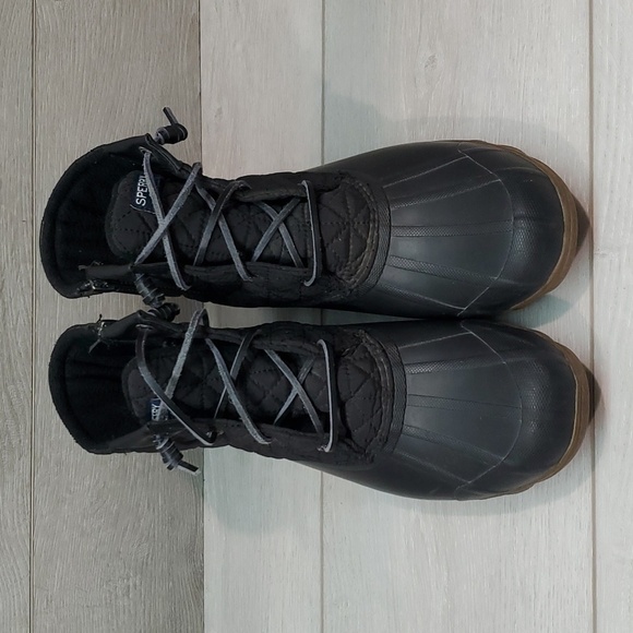 Sperry Womens Syren Gulf Saltwater Duck Rubber Waterproof Boots shoes sz 7.5 - Picture 4 of 11